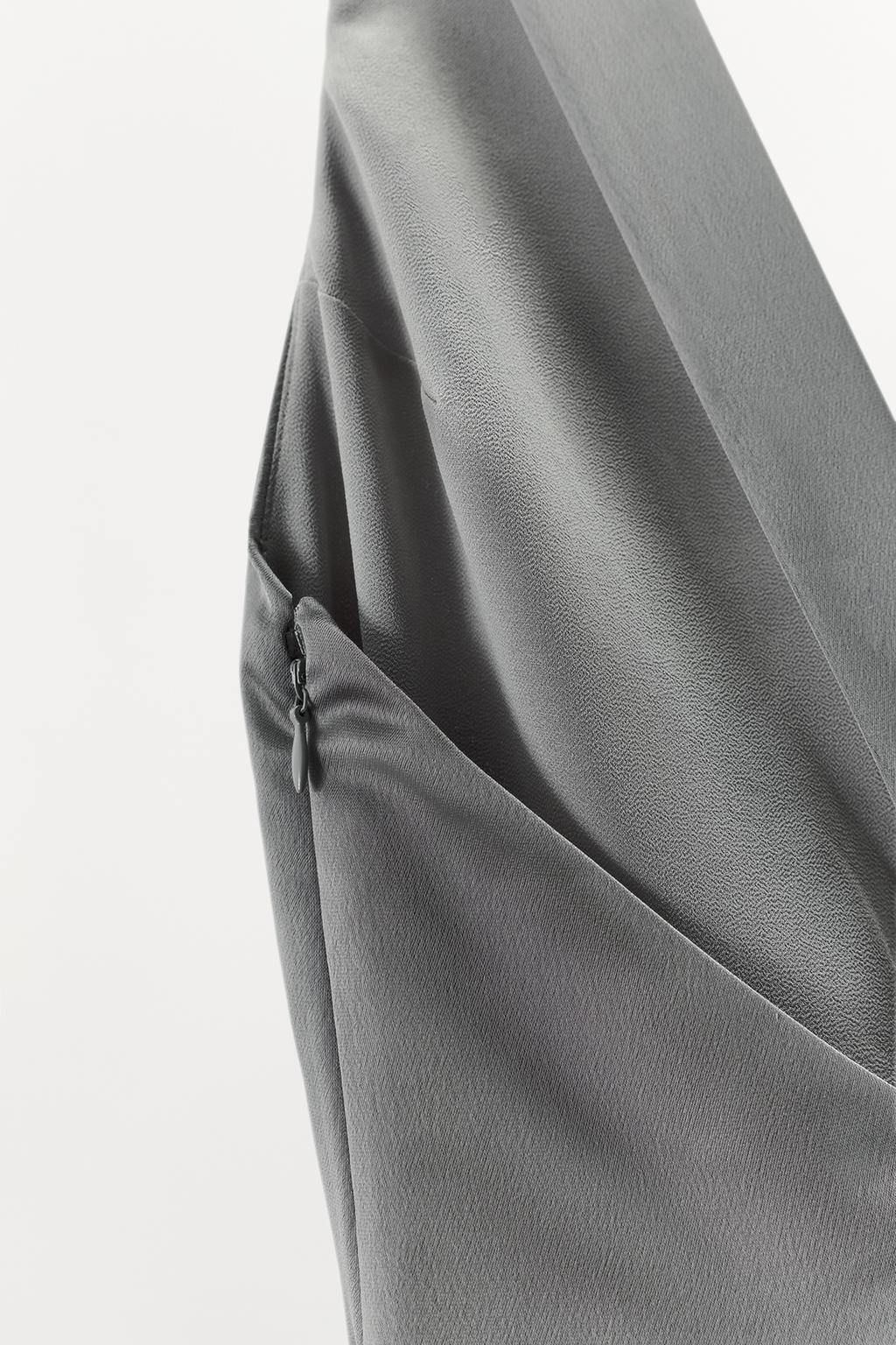 LONG SATIN DRESS