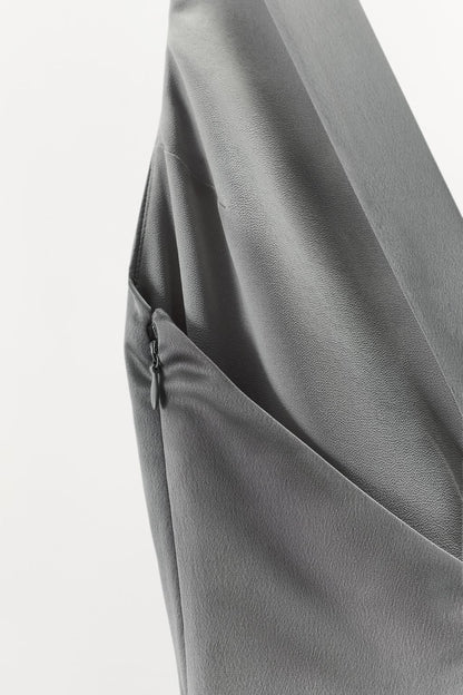 LONG SATIN DRESS