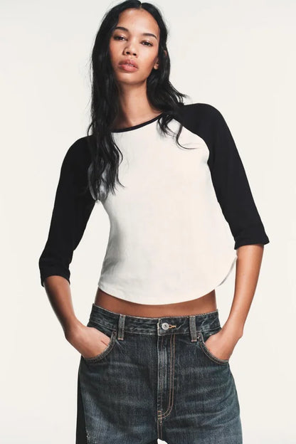 TRF MID-RISE BAGGY BALLOON JEANS