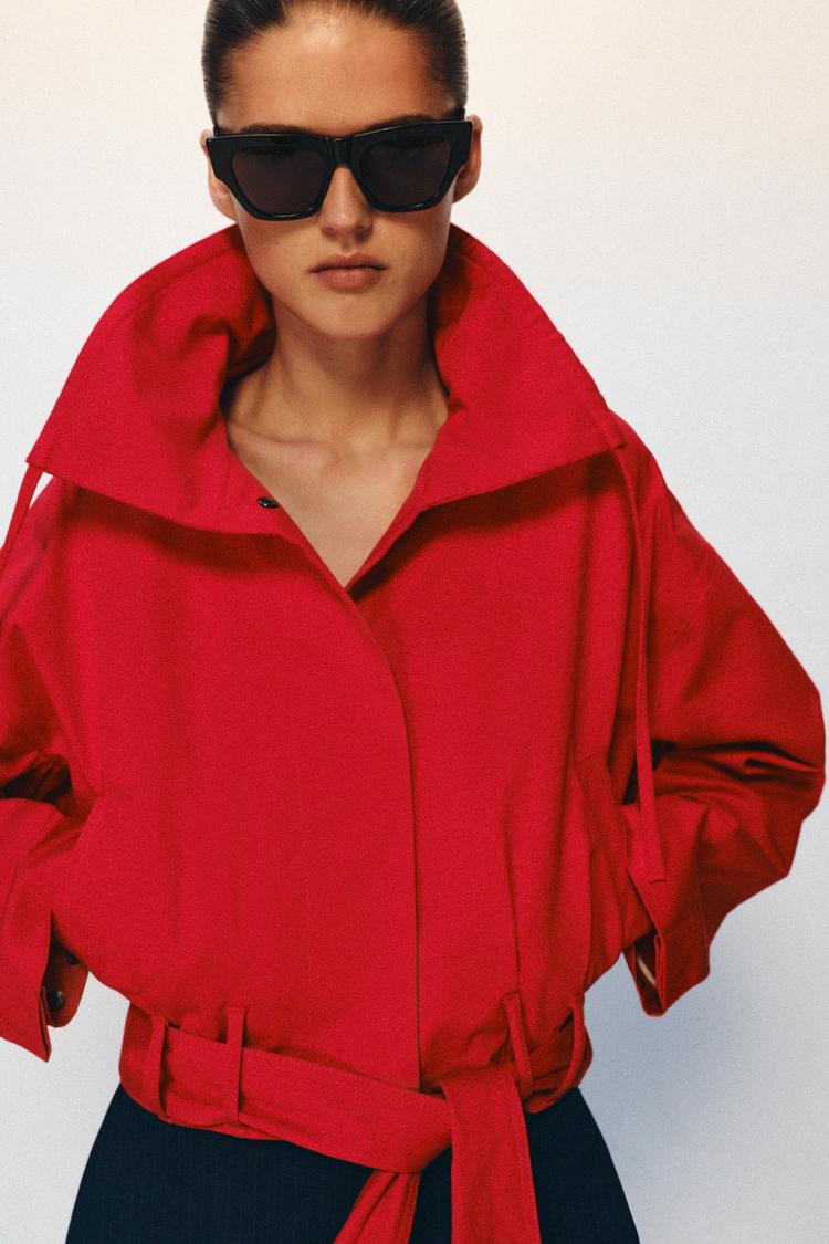 BELTED JACKET