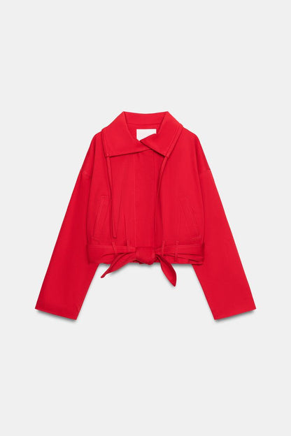 BELTED JACKET