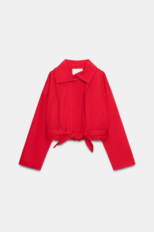 BELTED JACKET