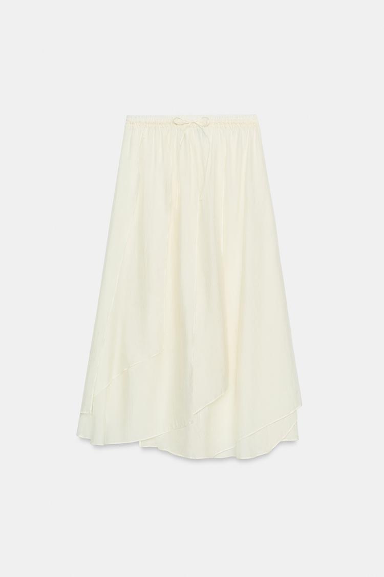 FLOWING MIDI SKIRT