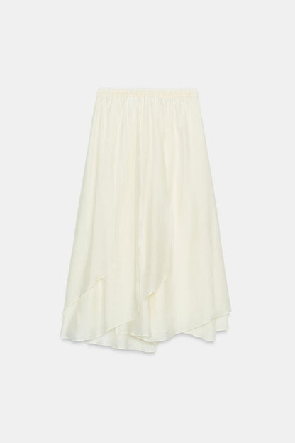 FLOWING MIDI SKIRT