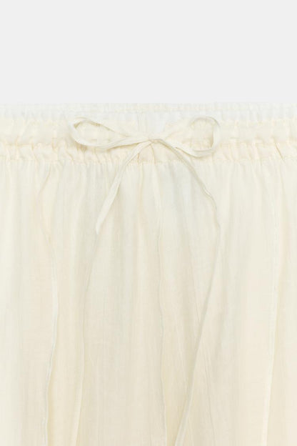 FLOWING MIDI SKIRT