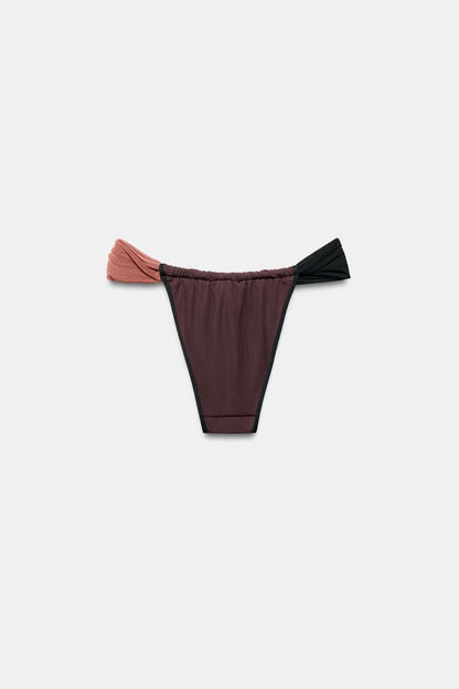 TULLE CURTAIN BIKINI BOTTOMS