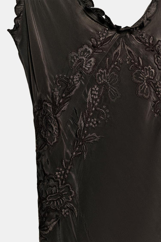 EMBROIDERED LONG DRESS