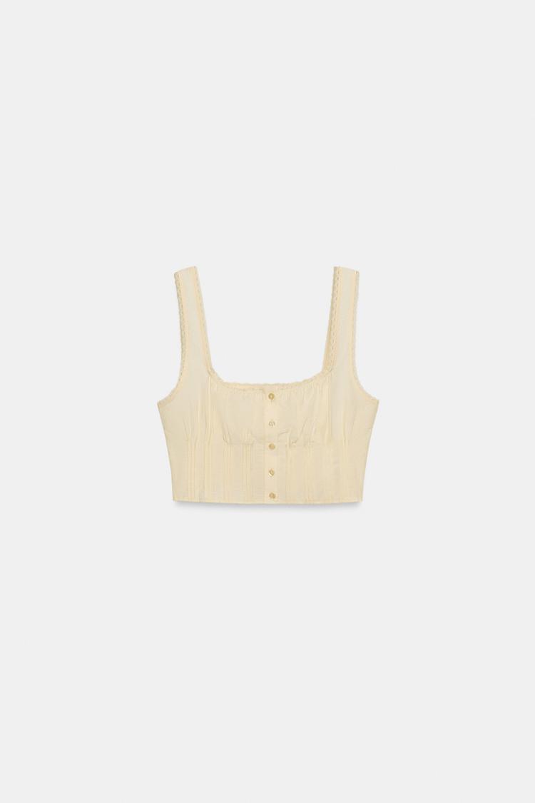 LACE CROP TOP