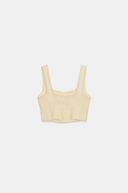LACE CROP TOP