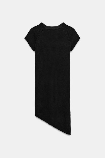 ASYMMETRIC RIB KNIT TOP
