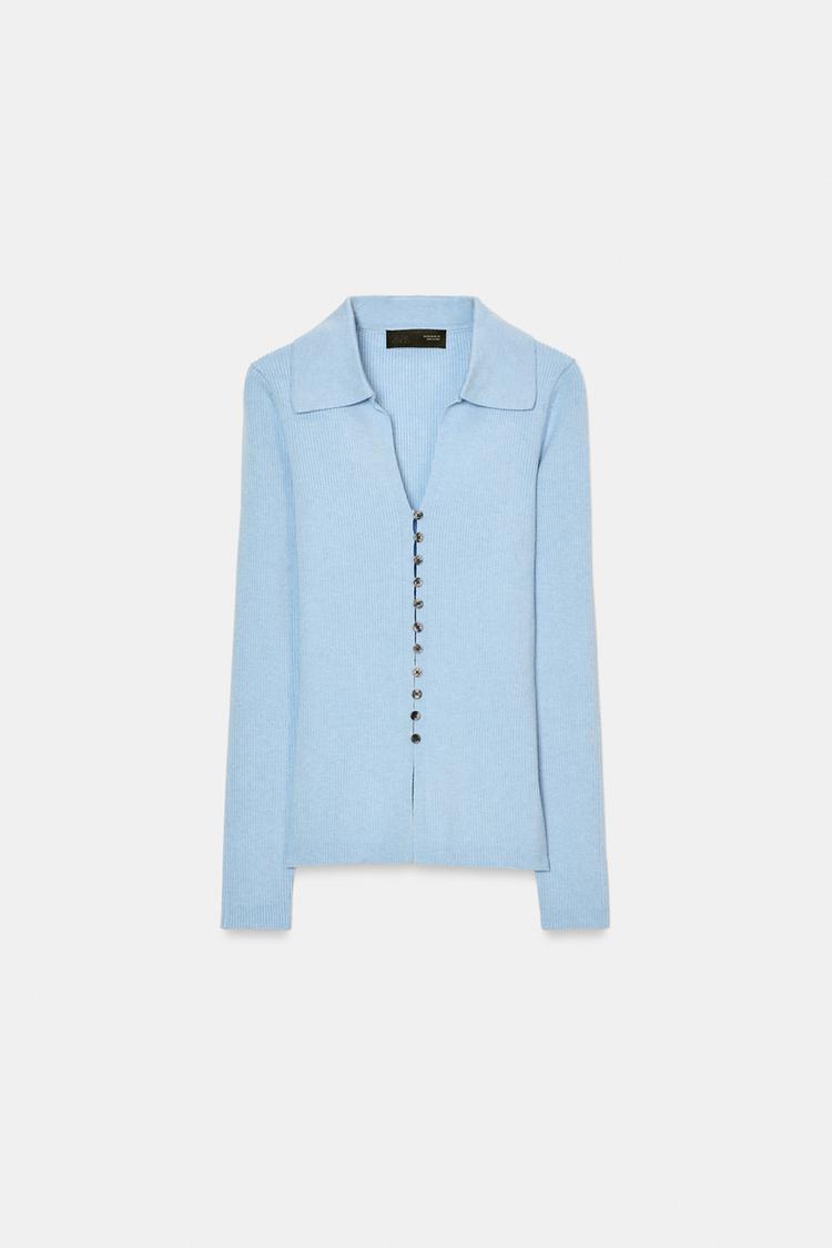 POLO KNIT CARDIGAN