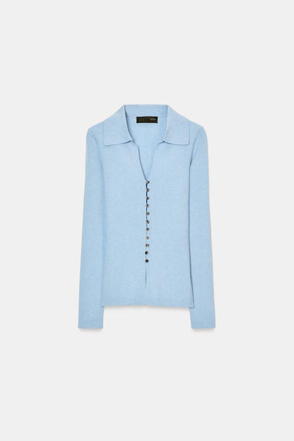 POLO KNIT CARDIGAN