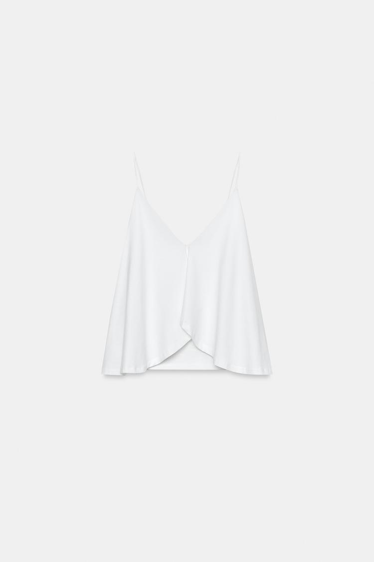 SUPIMA® COTTON TOP WITH RUFFLES