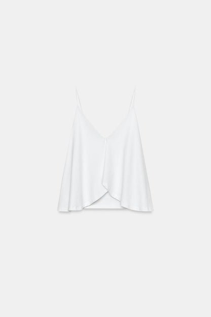 SUPIMA® COTTON TOP WITH RUFFLES