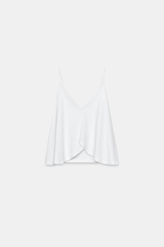 SUPIMA® COTTON TOP WITH RUFFLES