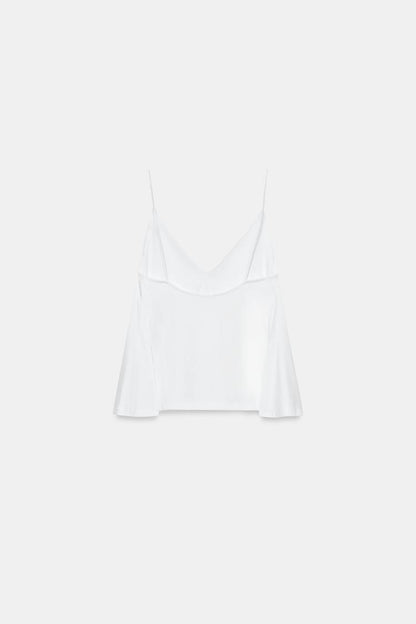 SUPIMA® COTTON TOP WITH RUFFLES