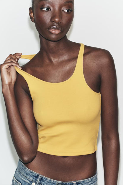 RIBBED CROP TOP