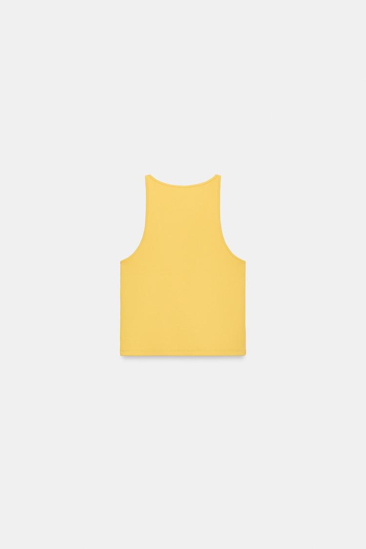 RIBBED CROP TOP