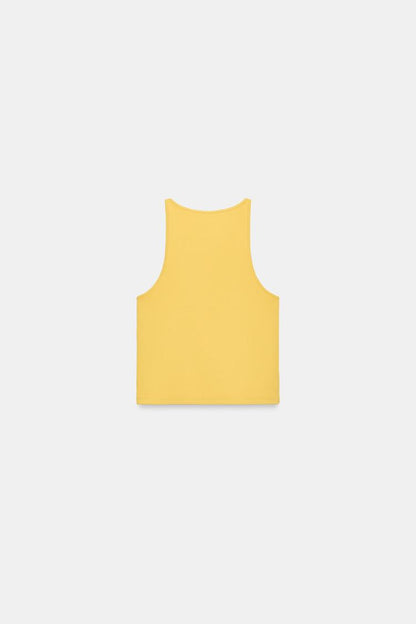 RIBBED CROP TOP