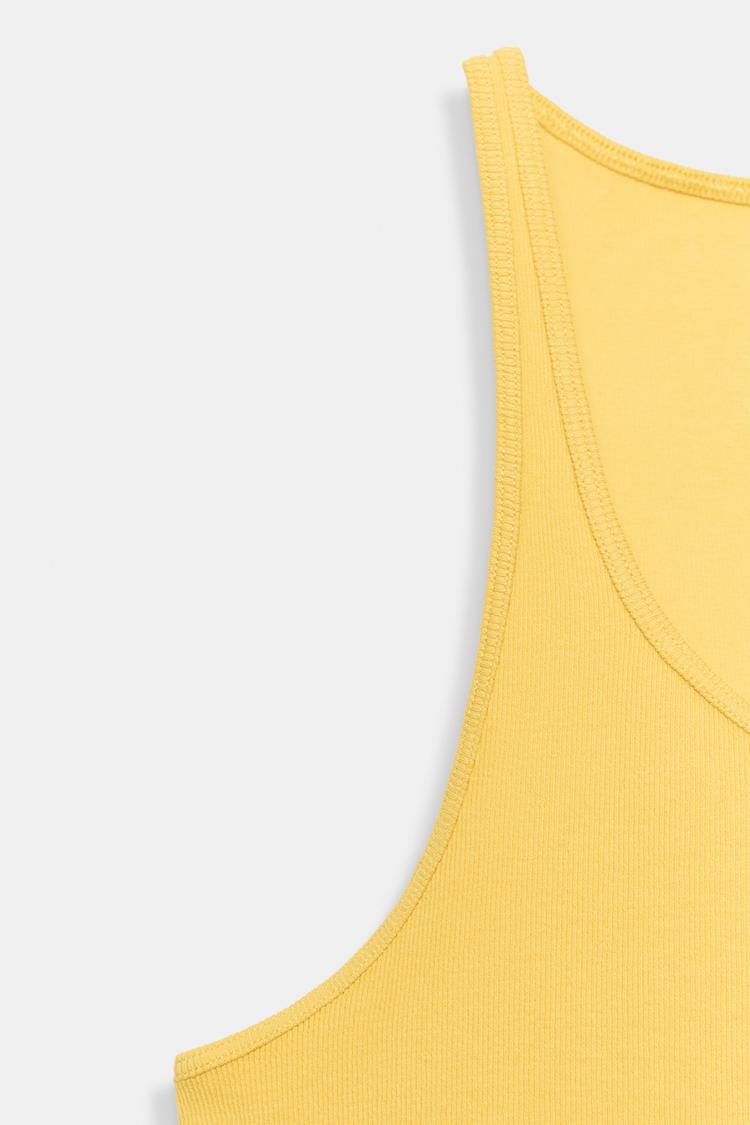 RIBBED CROP TOP