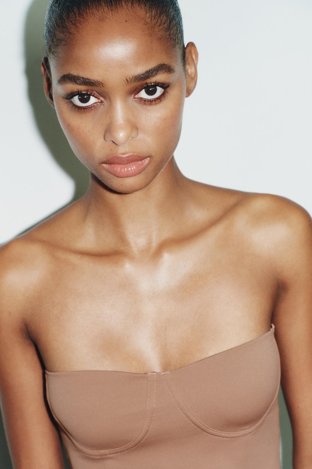 POLYAMIDE BANDEAU TOP