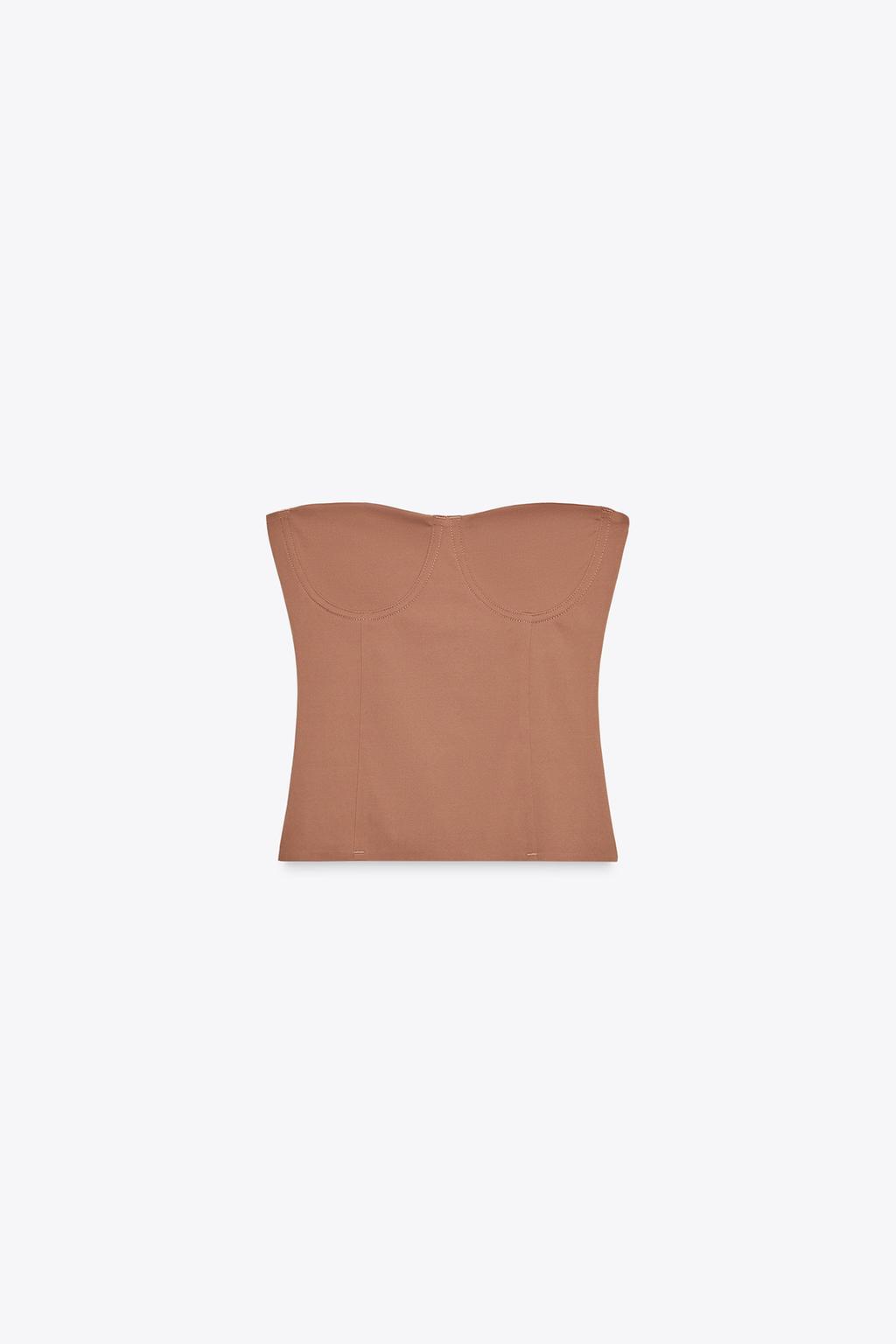 POLYAMIDE BANDEAU TOP
