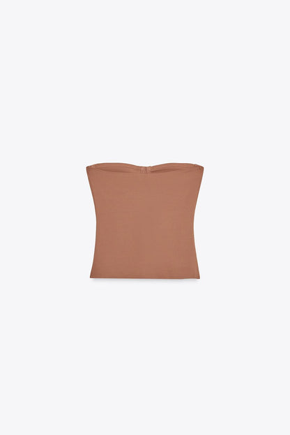 POLYAMIDE BANDEAU TOP