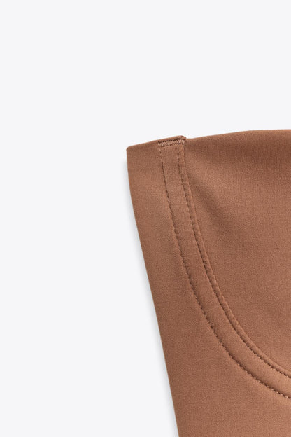 POLYAMIDE BANDEAU TOP