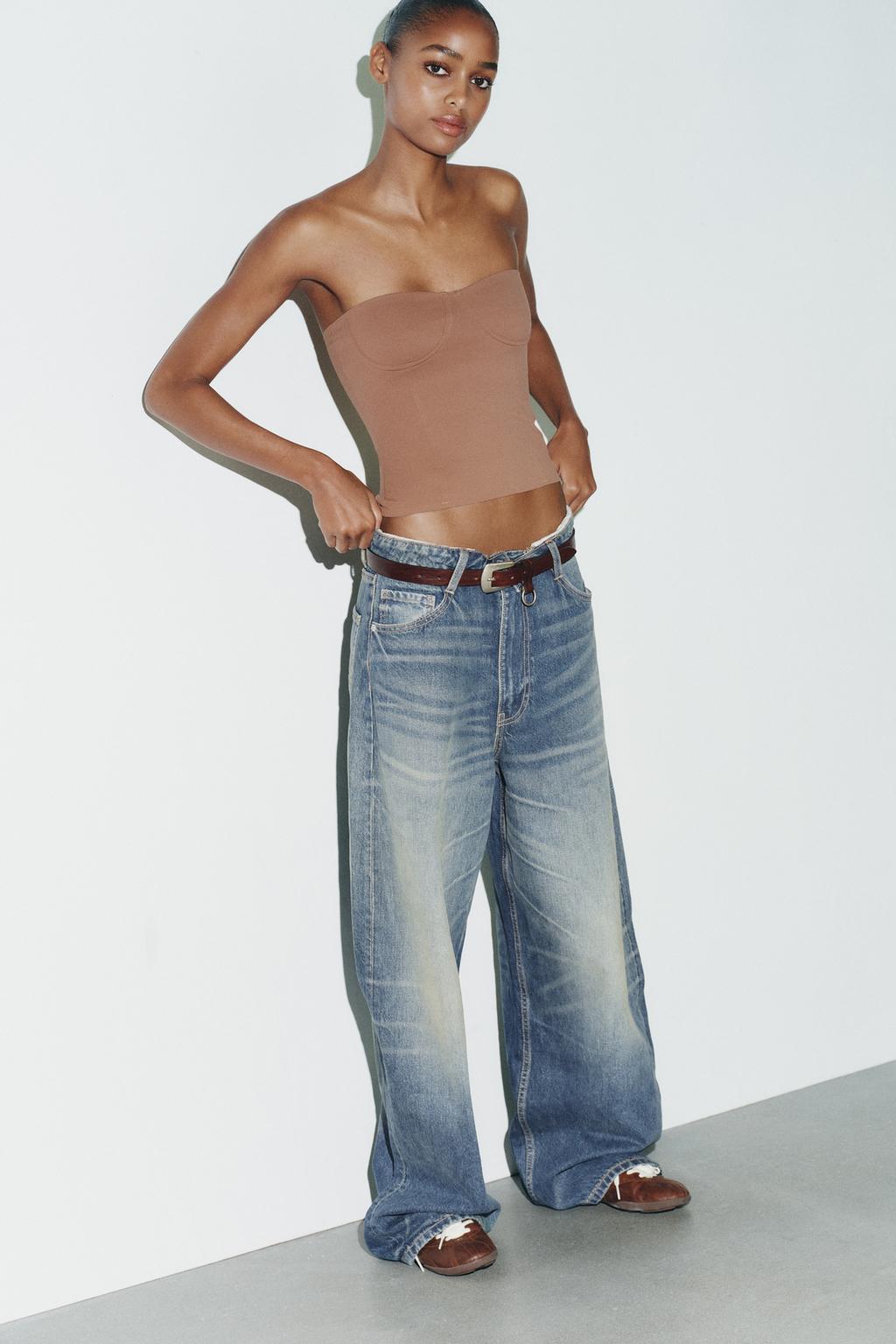 POLYAMIDE BANDEAU TOP