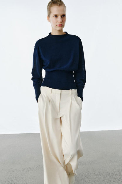 WIDE WAIST KNIT JUMPER