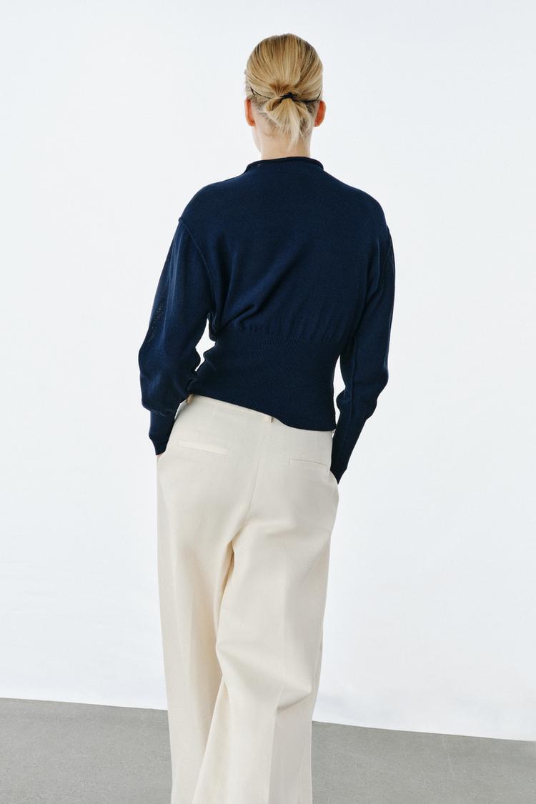 WIDE WAIST KNIT JUMPER