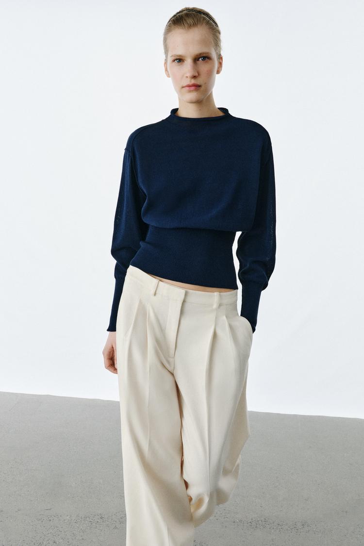 WIDE WAIST KNIT JUMPER
