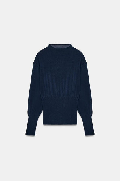 WIDE WAIST KNIT JUMPER