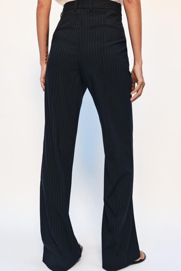 PINSTRIPED TROUSERS