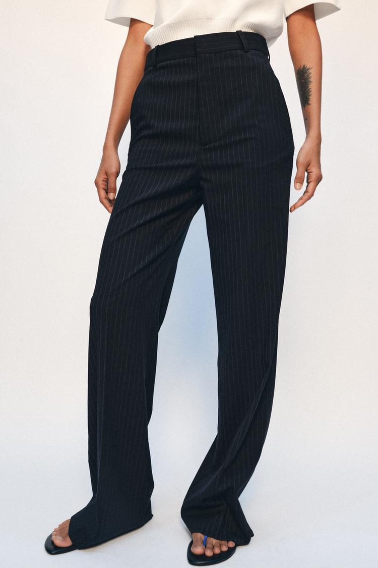 PINSTRIPED TROUSERS