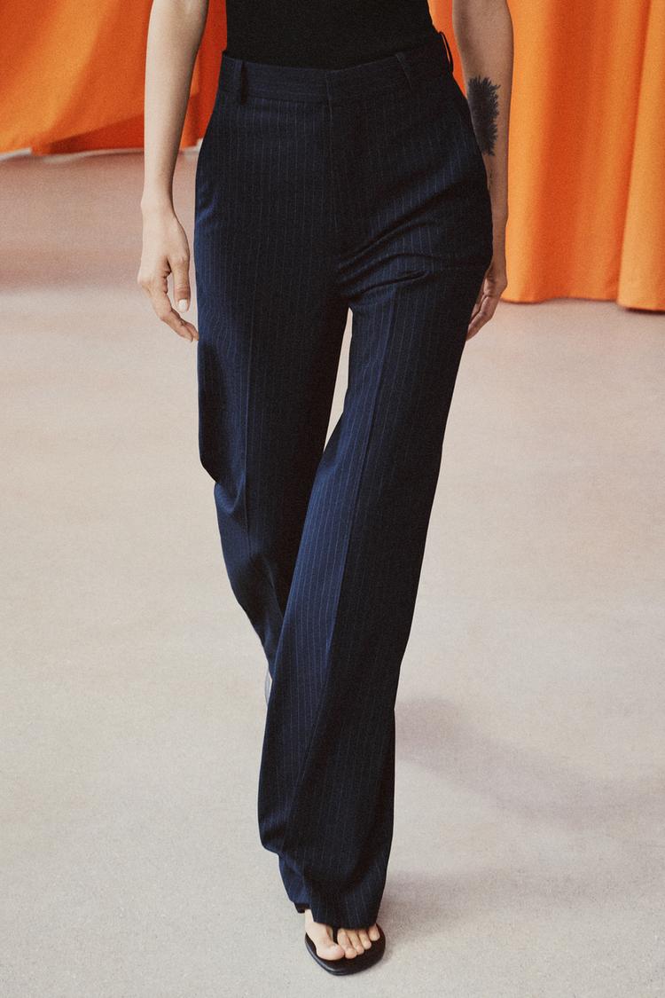 PINSTRIPED TROUSERS