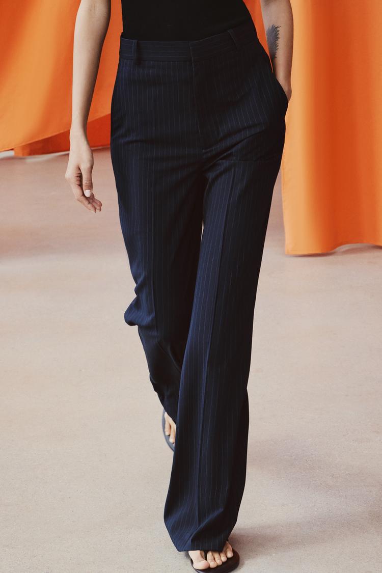 PINSTRIPED TROUSERS