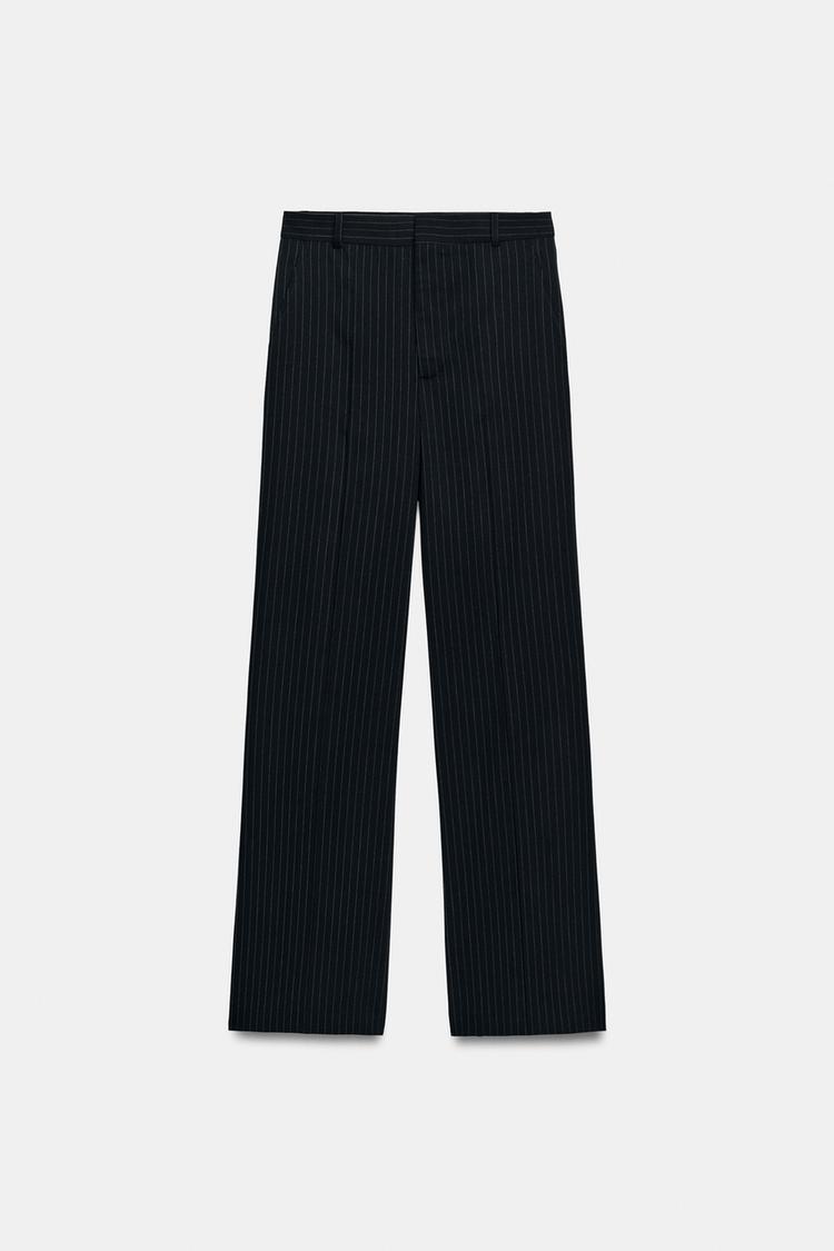 PINSTRIPED TROUSERS