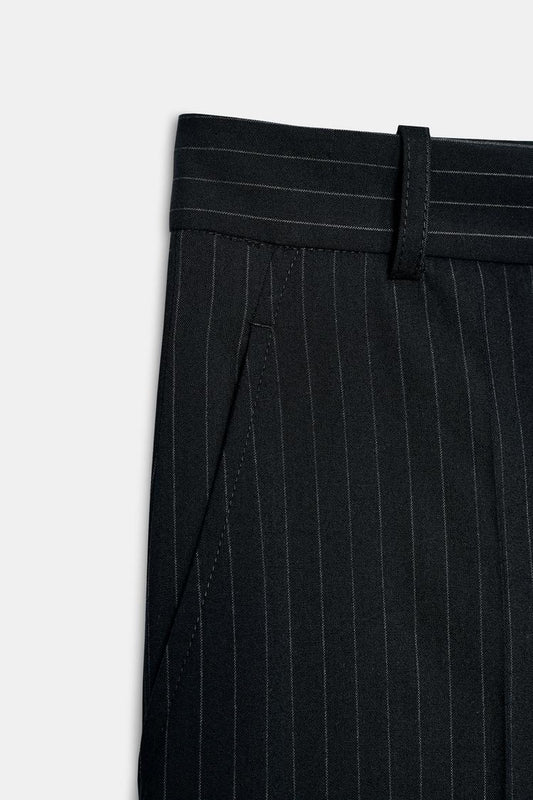 PINSTRIPED TROUSERS