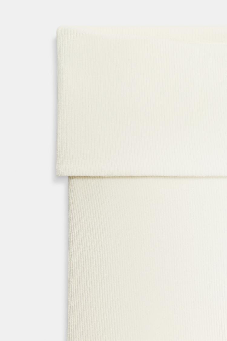RUSTIC RIBBED SKIRT