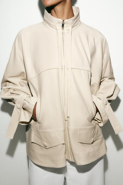 FLUID HIGH NECK JACKET