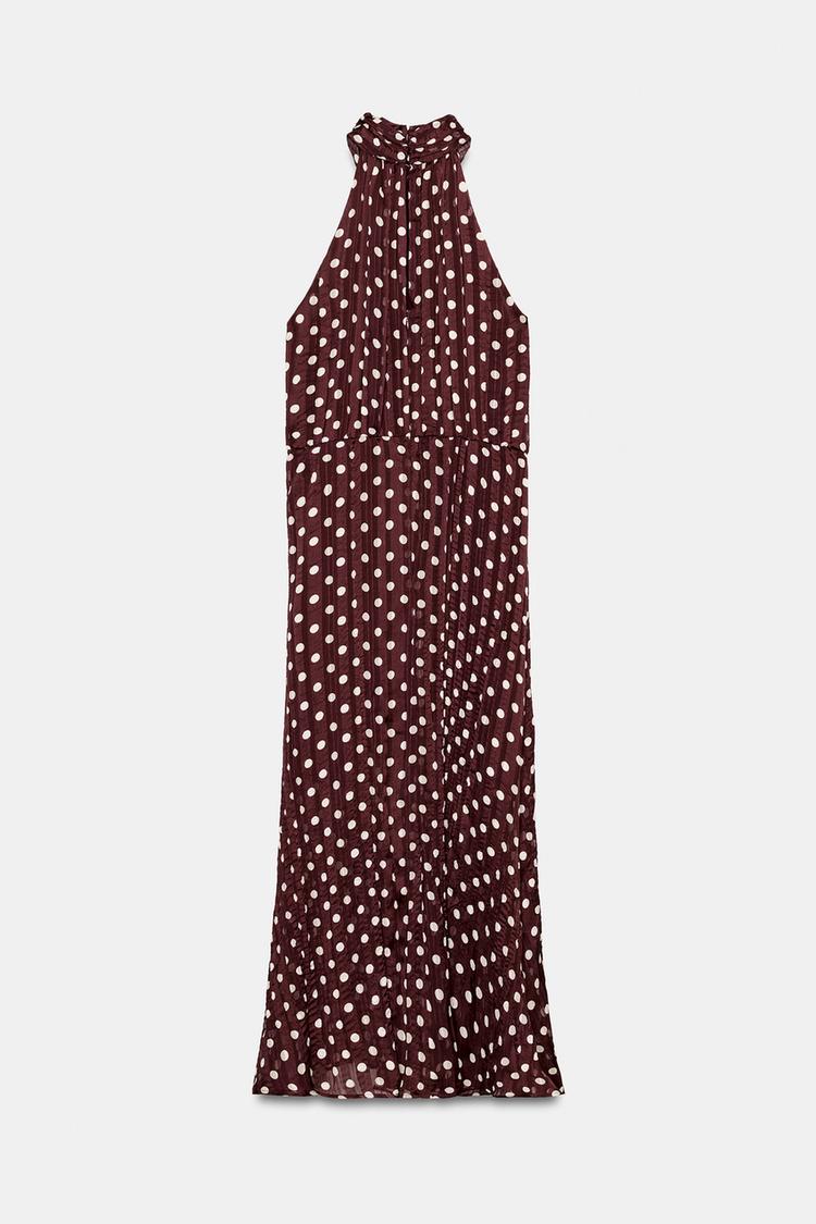 POLKA DOT MIDI DRESS