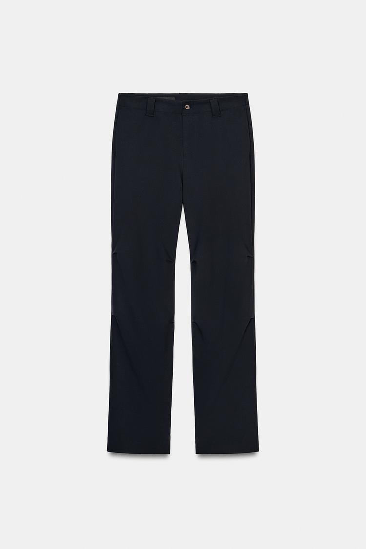 STRAIGHT TROUSERS WITH BELT LOOPS