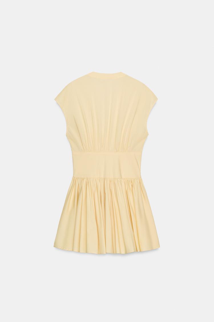 POPLIN MINI DRESS