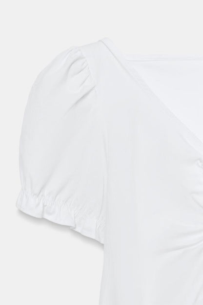 POPLIN MINI DRESS WITH VENT