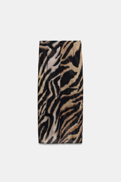 ANIMAL PRINT KNOTTED PAREO