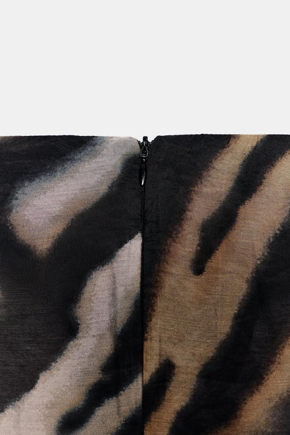 ANIMAL PRINT KNOTTED PAREO