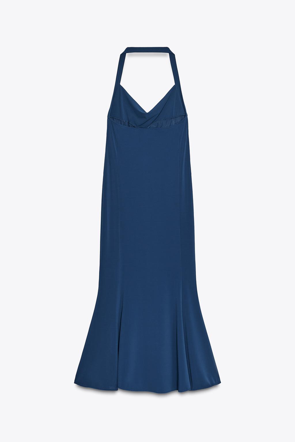 FLOWING HALTER DRESS