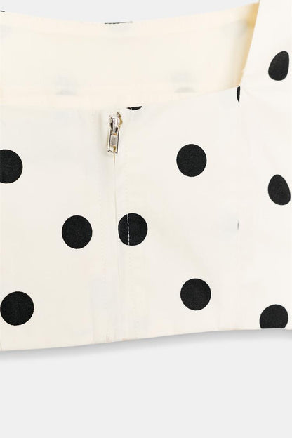 POLKA DOT CROP TOP