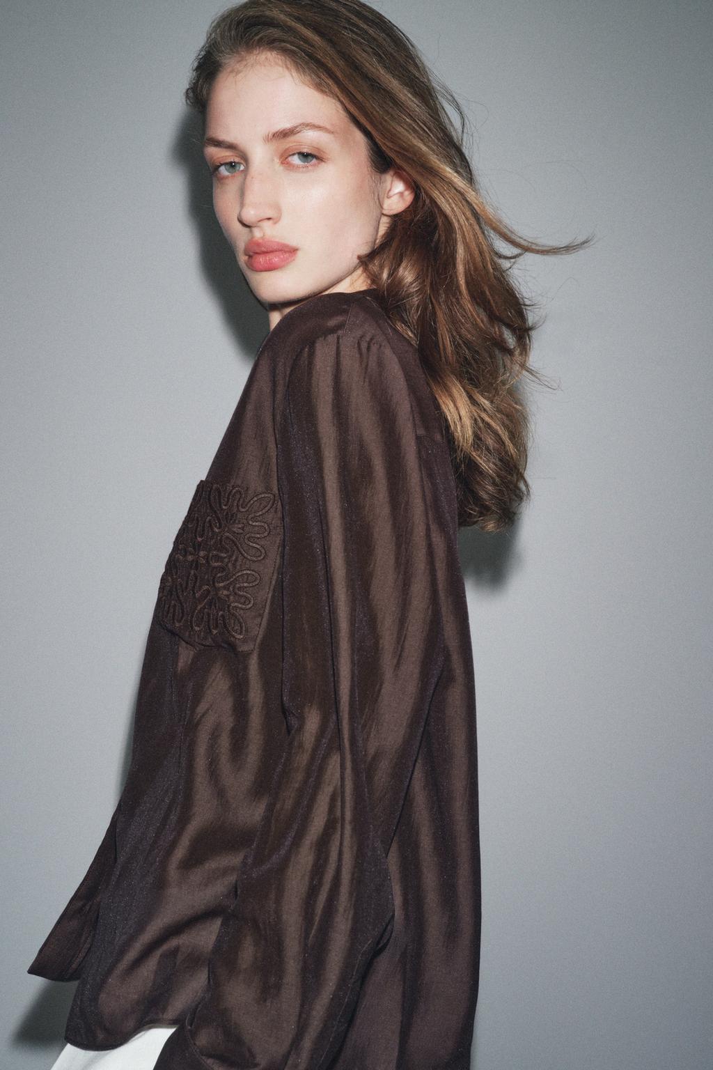 EMBROIDERED POCKET SHIRT